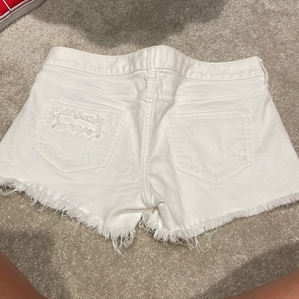 Express denim white shorts - Picture 5 of 5